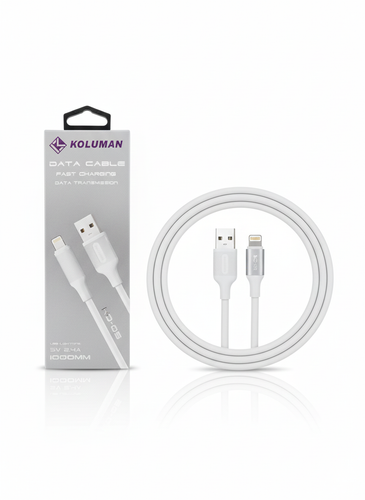 کابل USB Lightning کولومن KOLUMAN KD-05 – شارژ سریع و انتقال داده