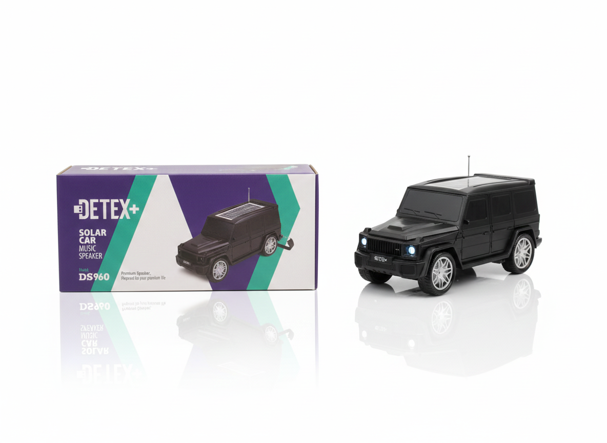 اسپیکر شارژی طرح خودرو بنز کلاس G مدل DETEX DS-960 سولاردار