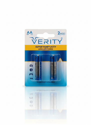 باتری قلمی وریتی مدل Super Heavy Duty (پک ۲ عددی)