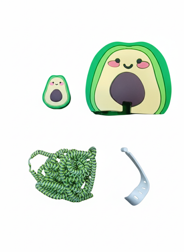 محافظ کابل و سرشارژر فانتزی سامسونگ 25 وات طرح آووکادو (Avocado)
