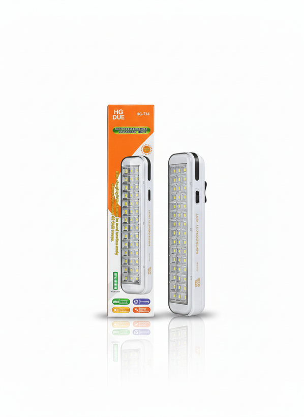 چراغ اضطراری شارژی اچجیدی یو مدل HG-714