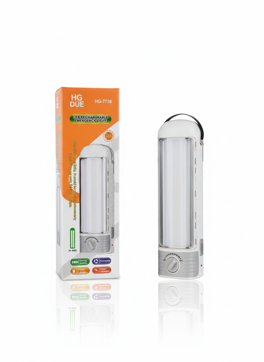 چراغ اضطراری اچجیدی یو مدل HG-7738