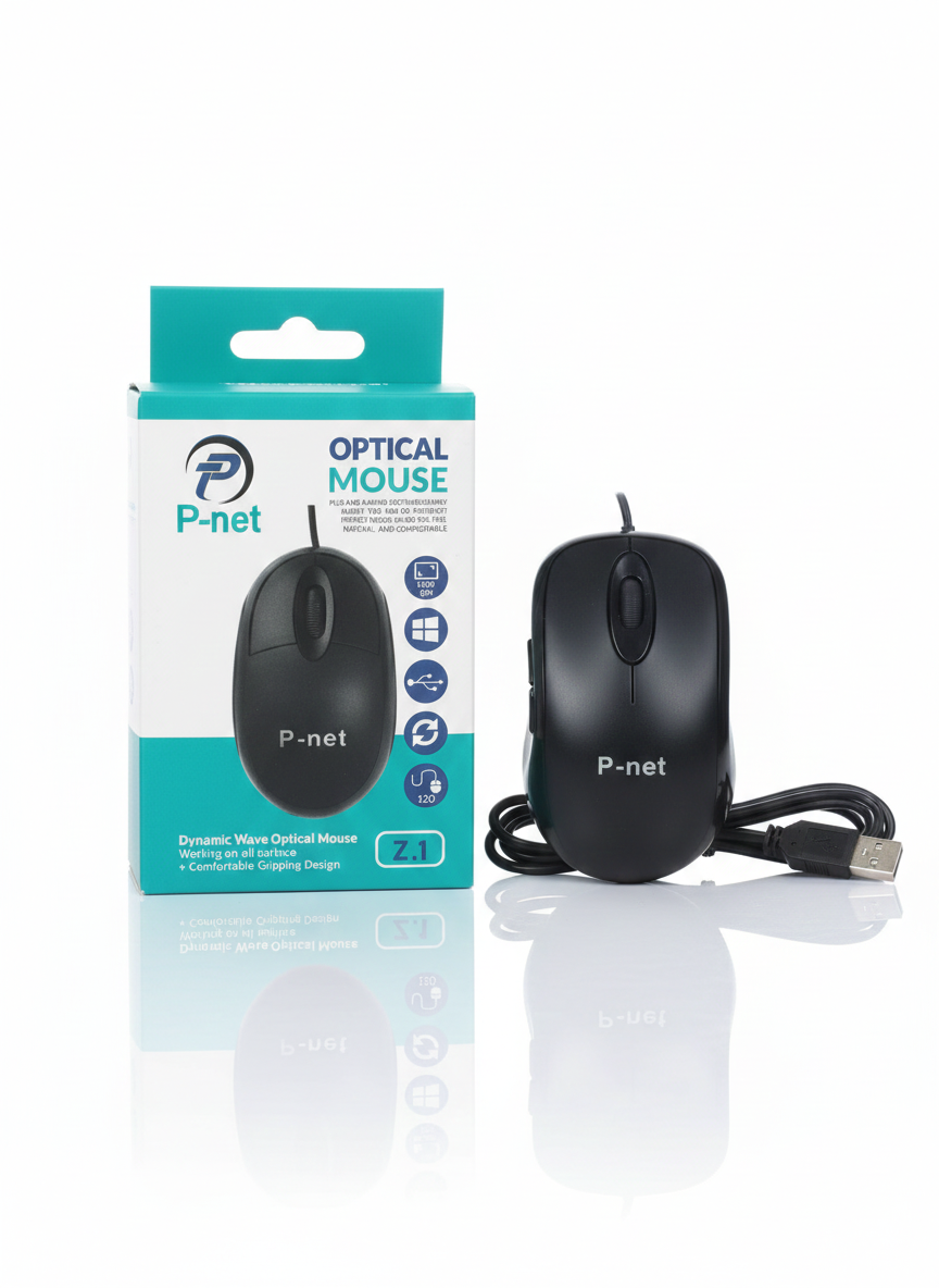 ماوس سیمدار پینت مدل P-net Z.1