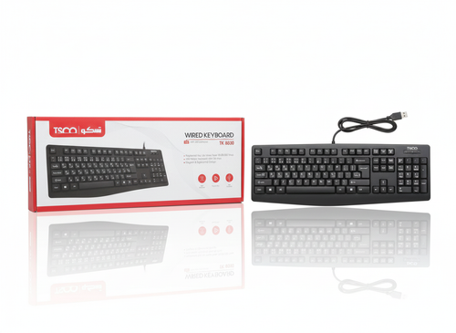 کیبورد با سیم تسکو مدل TSCO TK 8030