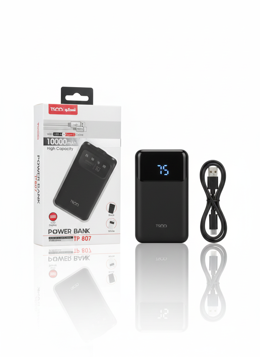 پاوربانک ۱۰ هزار تسکو مدل TSCO TP 807