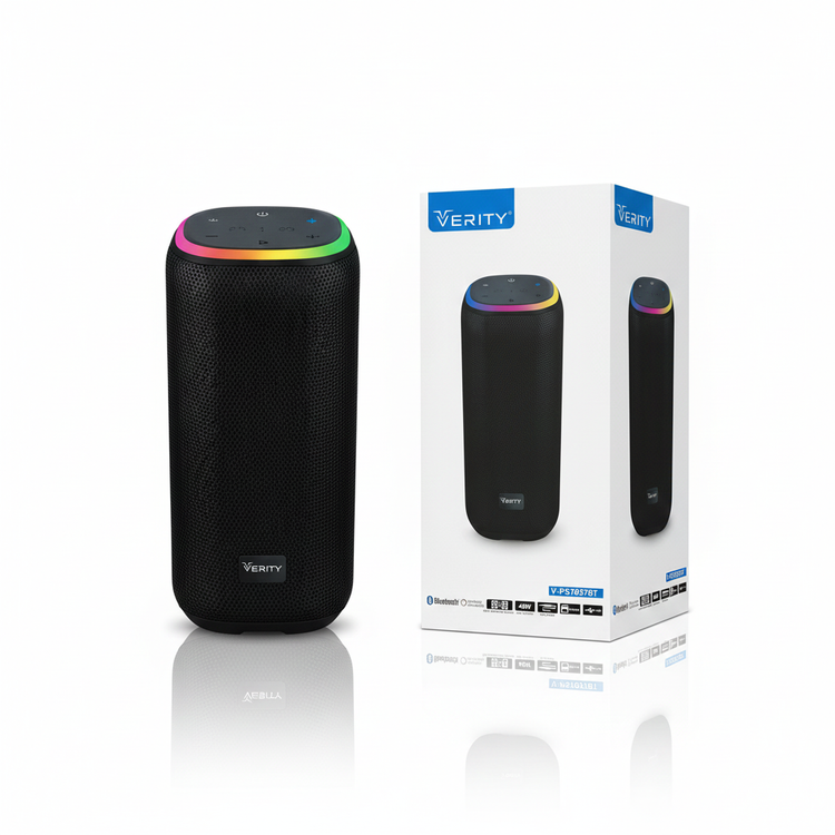 اسپیکر بلوتوثی وریتی مدل V-PS7027 BT طرح استوانه