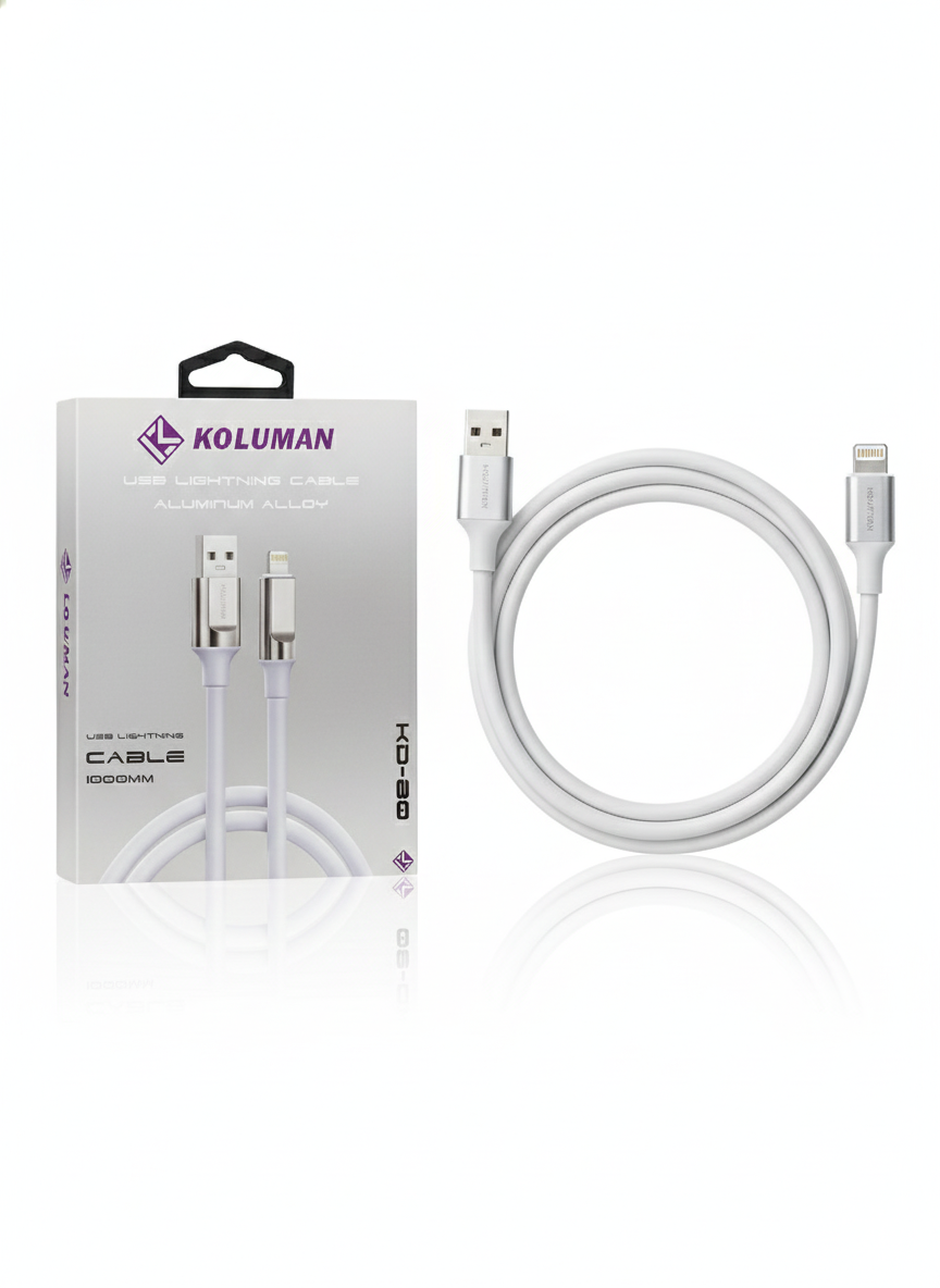 کابل شارژ USB به لایتنینگ KOLUMAN KD-80
