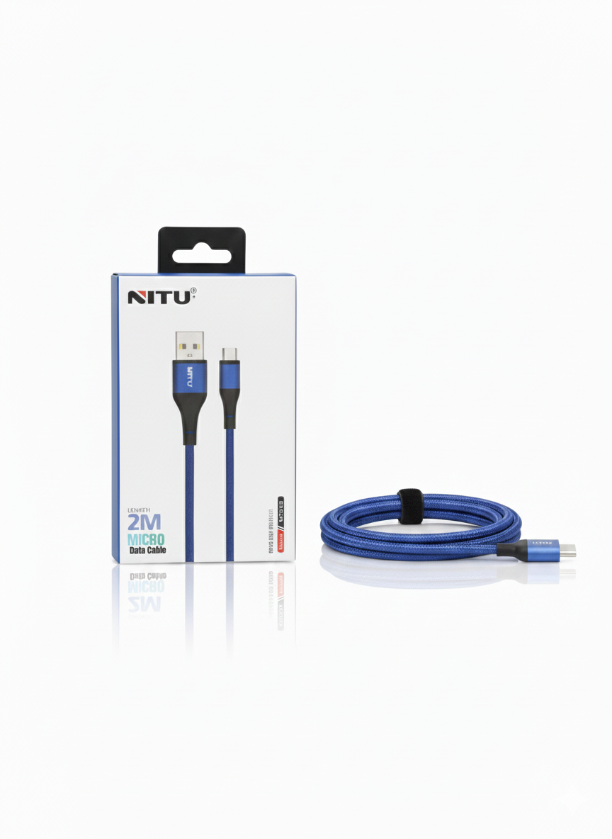کابل شارژ نیتو NITU NC 203 میکرو USB طول 2 متر