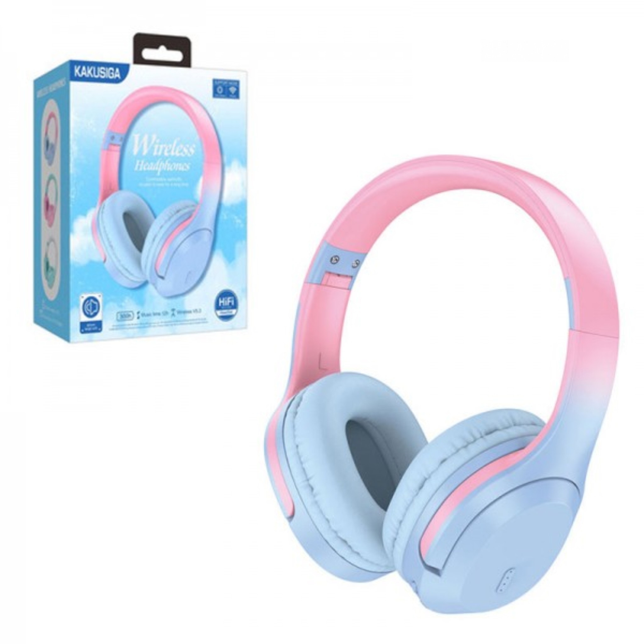هدفون بی‌سیم KAKUSIGA KSC-840 – صدای قوی و باتری ۱۲ ساعته