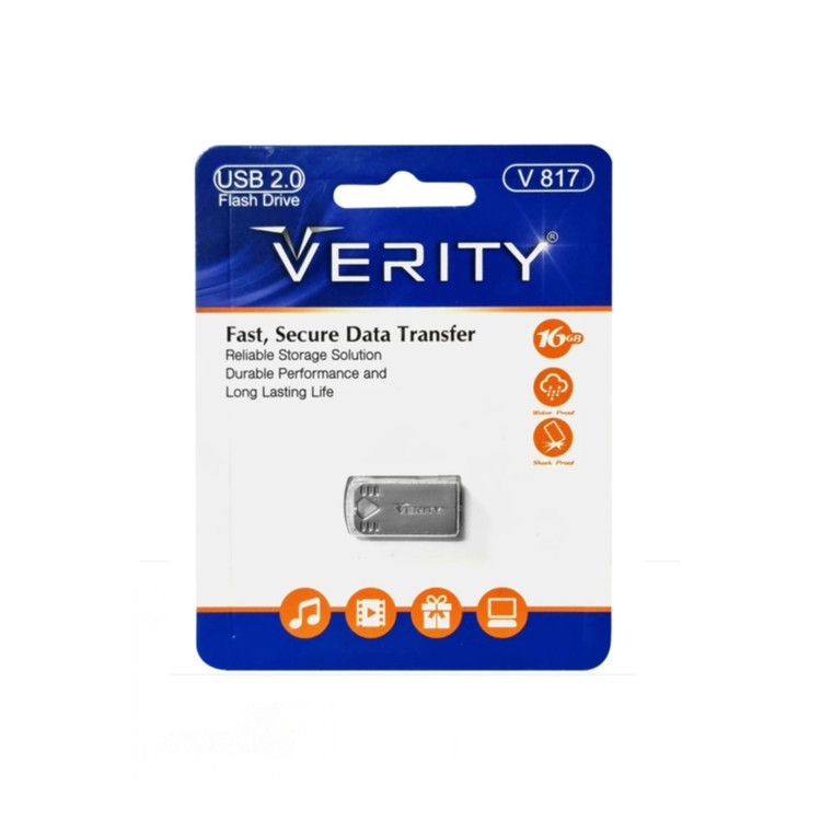 فلش مموری VERITY V817 – ظرفیت 16 گیگابایت، سریع و مقاوم