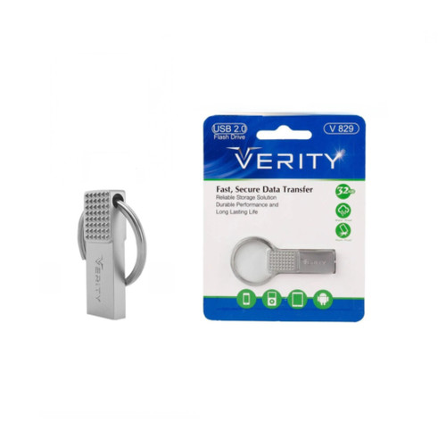 فلش مموری VERITY V829 – ظرفیت 32 گیگابایت، مقاوم و مطمئن