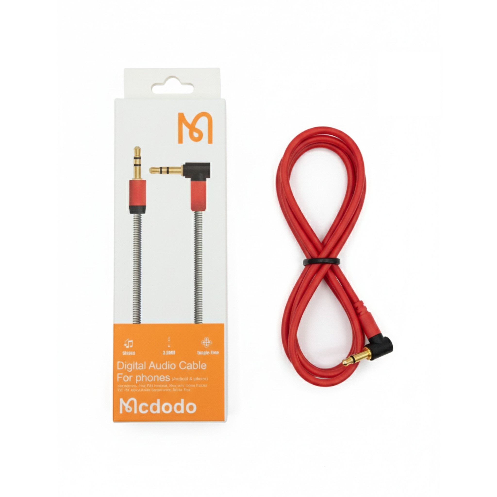 کابل AUX Mcdodo CA-6673 – صدای استریوی دیجیتال و بدون گره