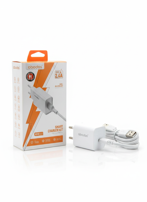 شارژر دیواری فست ابودوس مدل AS-CS26 KIT به همراه کابل Lightning