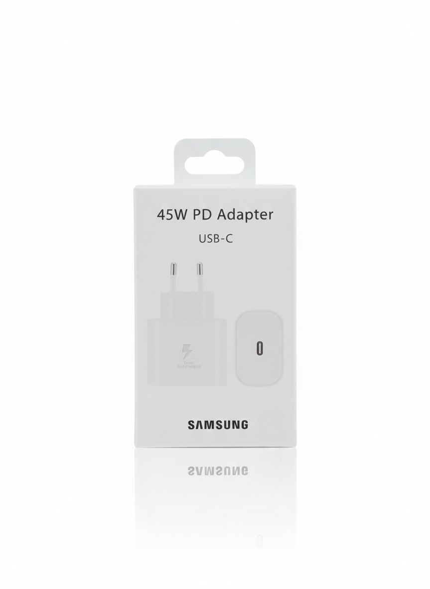 شارژر دیواری ۴۵ وات سامسونگ مدل دو پین (Super Fast Charging 2.0)