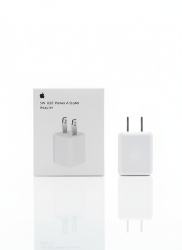 آداپتور شارژر اصلی اپل مدل ۵ وات (Apple Store Standard)