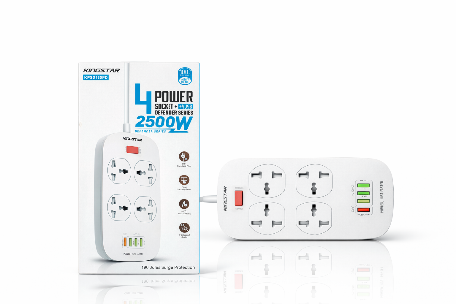 محافظ برق و چندراهی کینگ استار مدل KPS5135PD