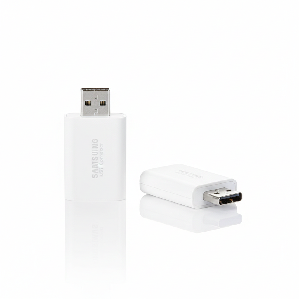 تبدیل OTG میکرو اس بی سامسونگ مدل USB Connector رنگ سفید