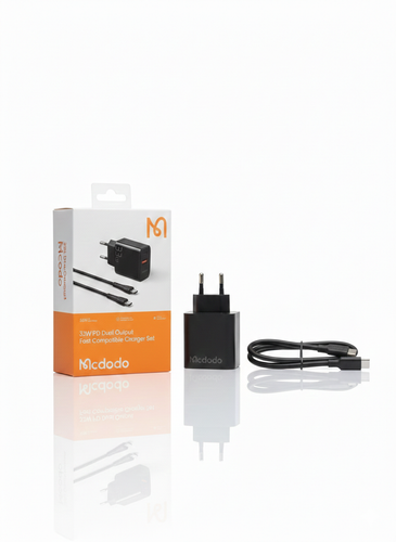 شارژر دیواری ۳۳ وات مکدودو مدل CH-0922 به همراه کابل تبدیل USB-C به USB-C
