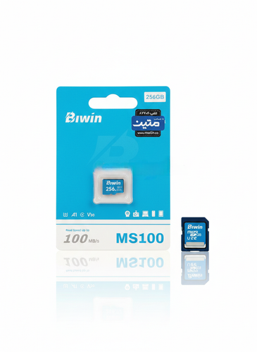 کارت حافظه microSDXC بایوین مدل MS100 ظرفیت ۲۵۶ گیگابایت کلاس ۱۰ استاندارد V30