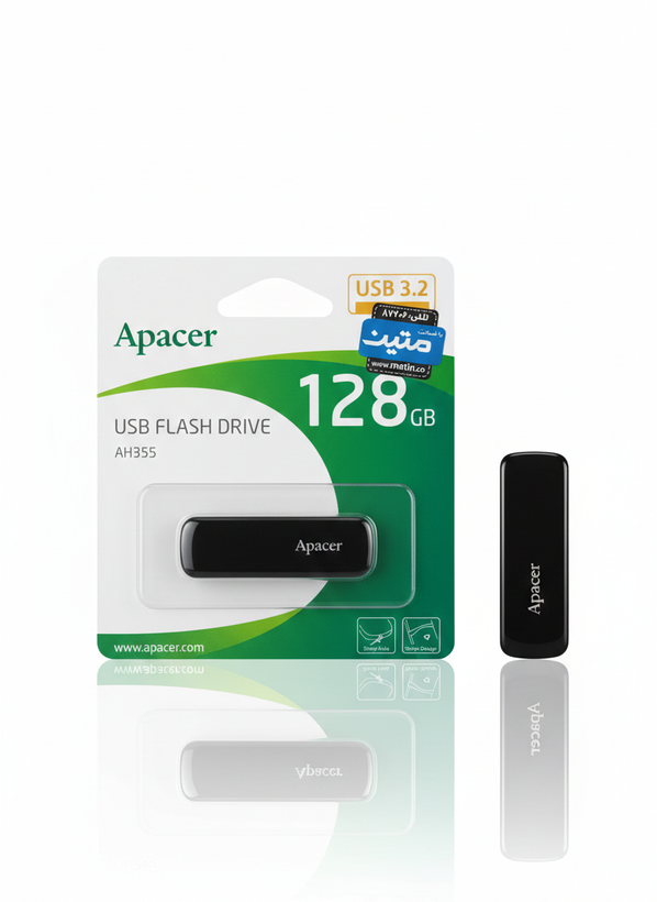 فلش مموری اپیسر مدل AH355 ظرفیت ۱۲۸ گیگابایت با رابط USB 3.2 Gen 1