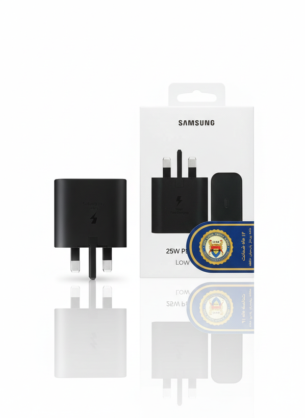 شارژر دیواری ۲۵ وات سامسونگ مدل EP-T2510 (تکنولوژی GaN) با گارانتی ۱۲ ماهه پارسیان حافظه