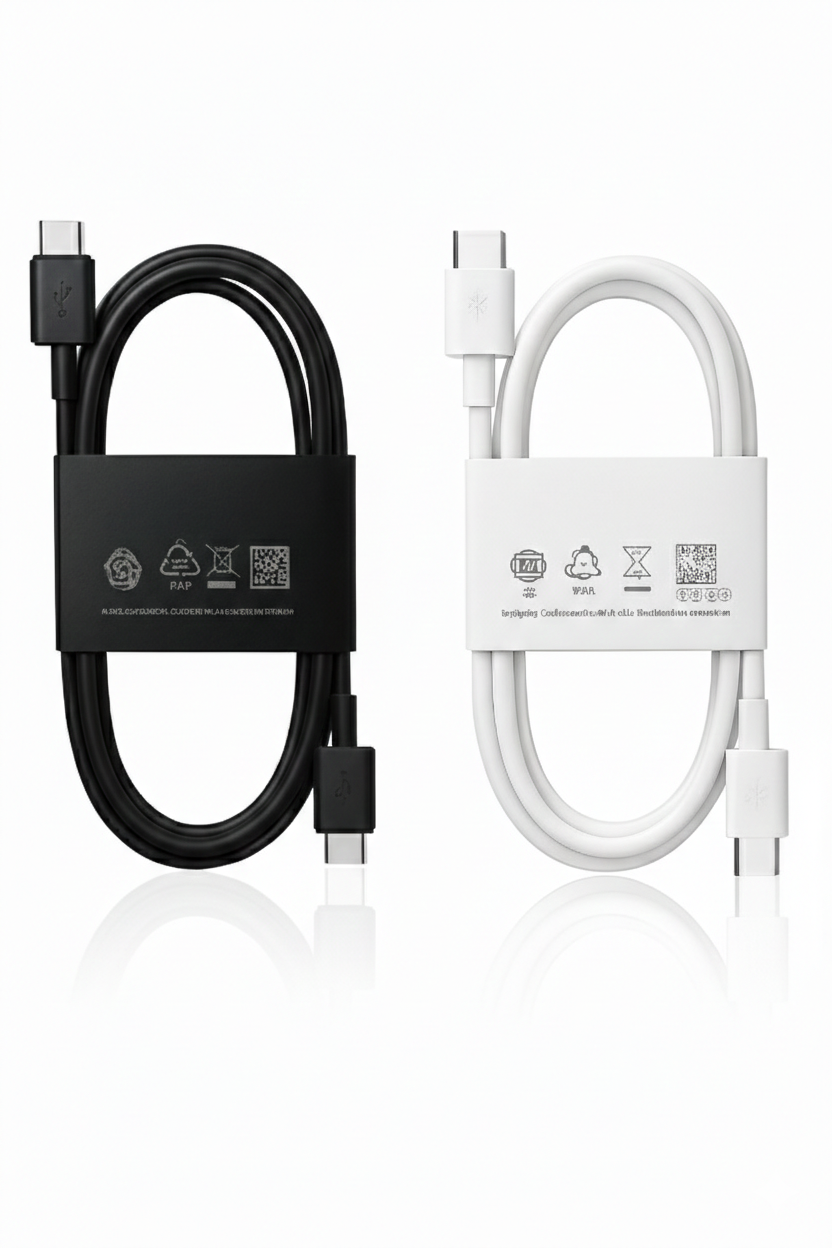 کابل شارژ اصلی سامسونگ مدل USB-C به USB-C سری S24 (ظرفیت 5A)