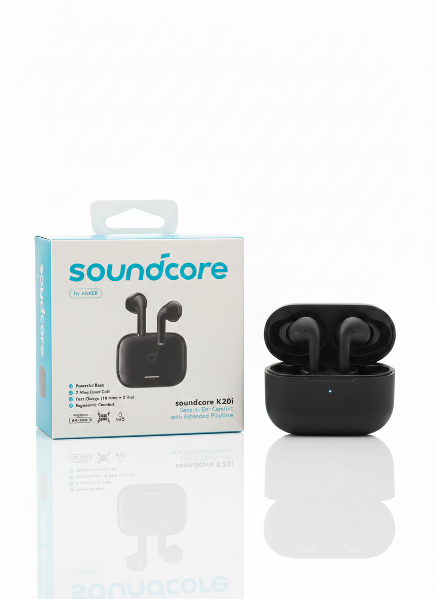 هندزفری بلوتوثی انکر مدل Soundcore K20i (طراحی نیمهگوش راحت)
