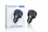 شارژر فندکی ۴ پورت شارژ مدل HC-358PD (دارای خروجی PD 20W)