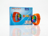ساعت هوشمند مدل W80 Ultra3 - همراه با بندهای متنوع و شارژر