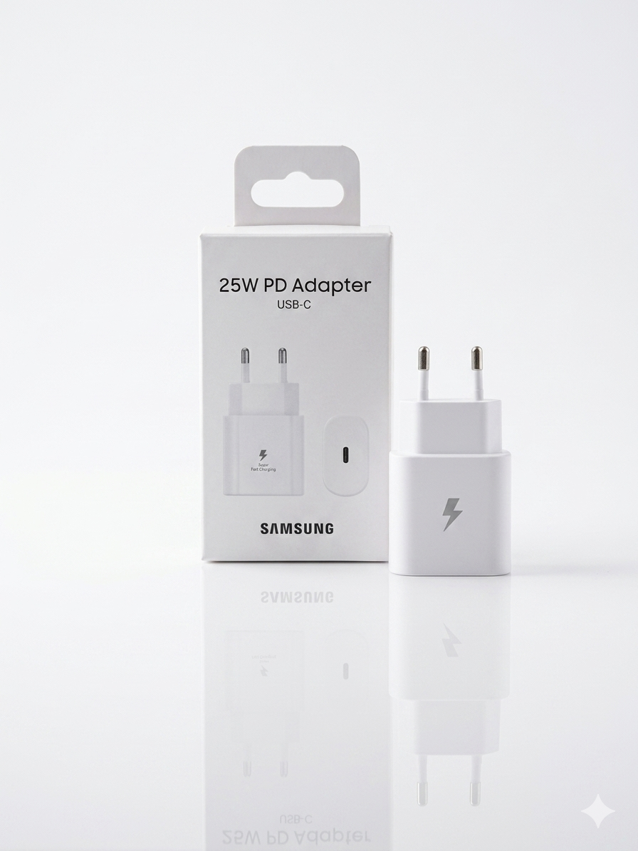آداپتور 25W PD USB-C سامسونگ EP-TA800NBEGAE