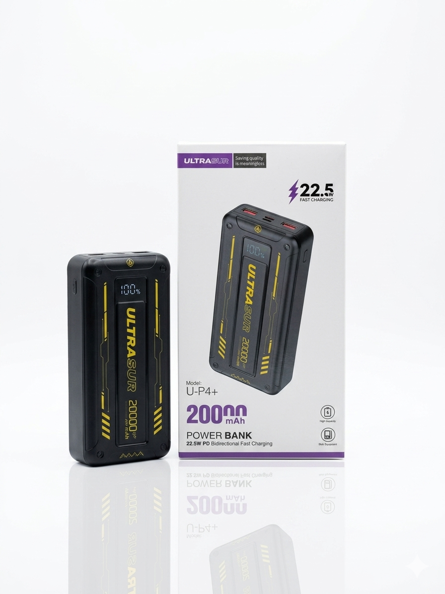 پاوربانک ۲0 هزار ULTRASUR مدل U-P4+