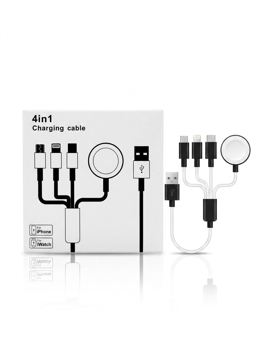 کابل شارژ 4in1 اپل واچ