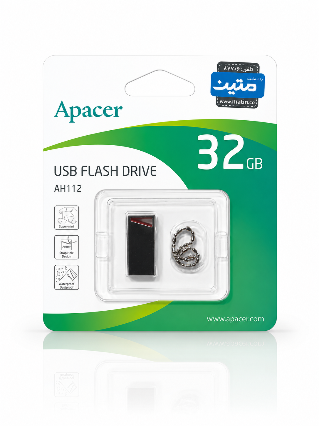 فلش مموری ۳۲ گیگ Apacer مدل AH112