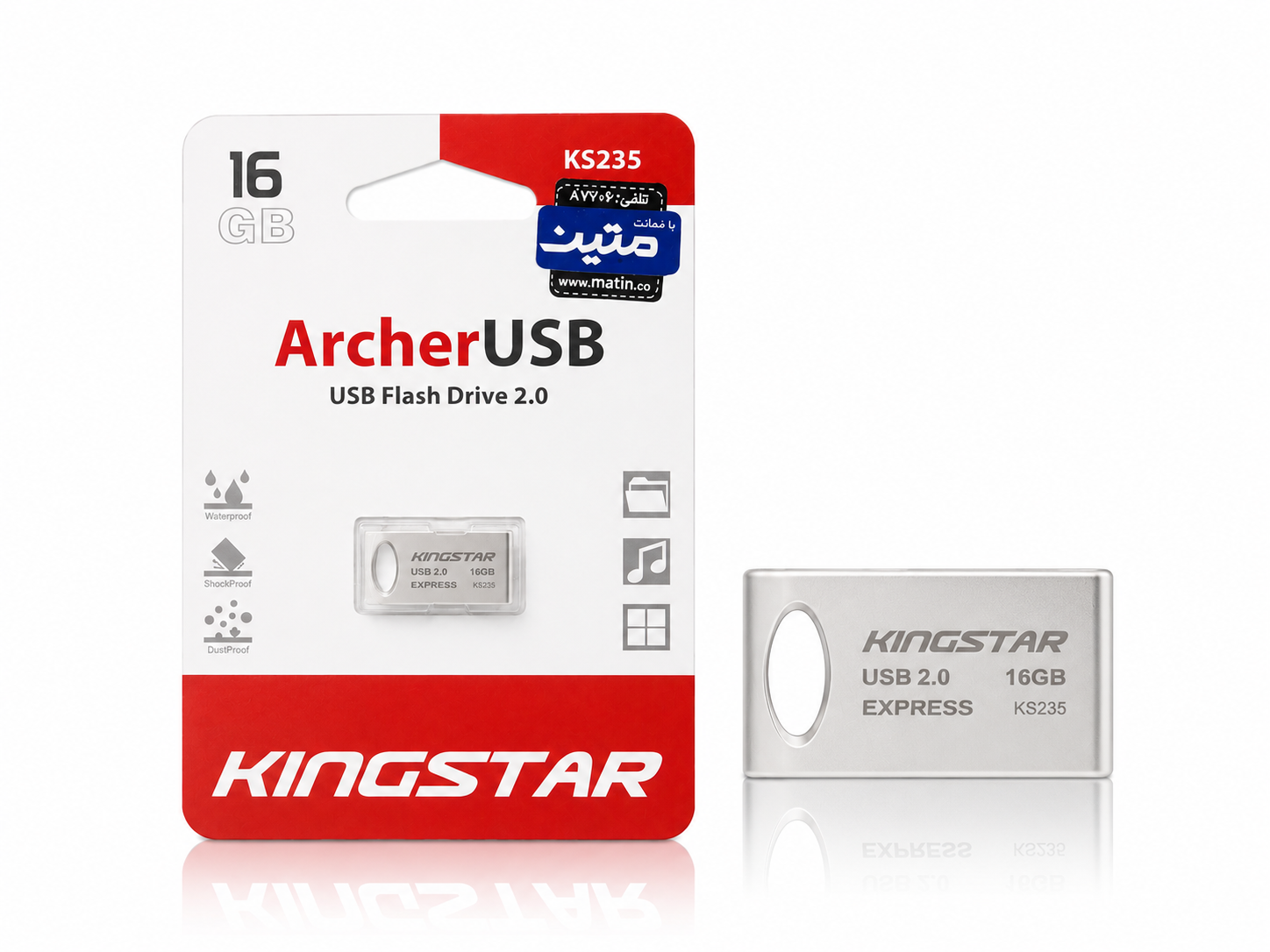 فلش مموری 16 گیگ KINGSTAR ArcherUSB مدل KS235