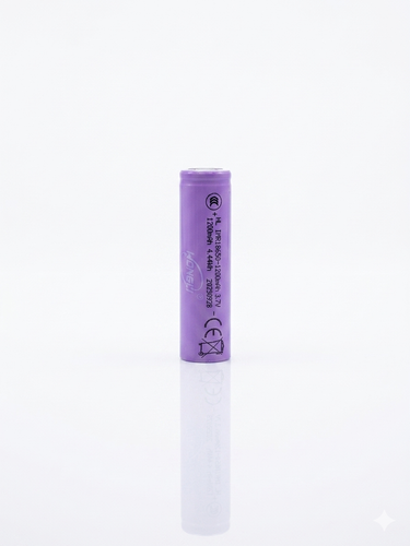 باتری 18650 - 2 سر تخت 1200 mAh