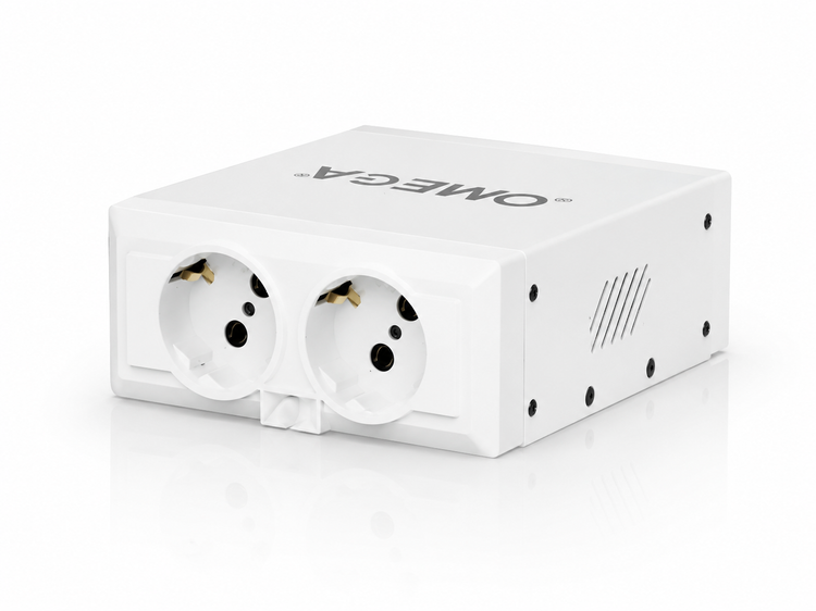 محافظ برق یخچال و فریزر 2 خانه امگا مدل F2100