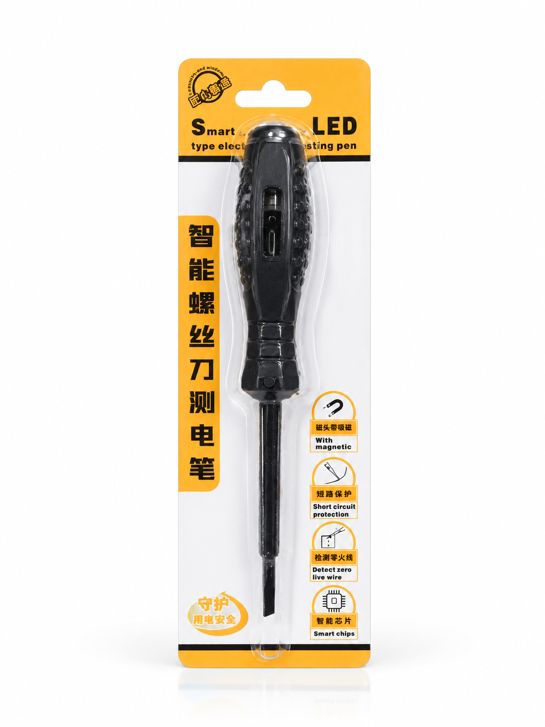 فازمتر تستر بدنه سیلیکونی نشکن Smart Screwdriver