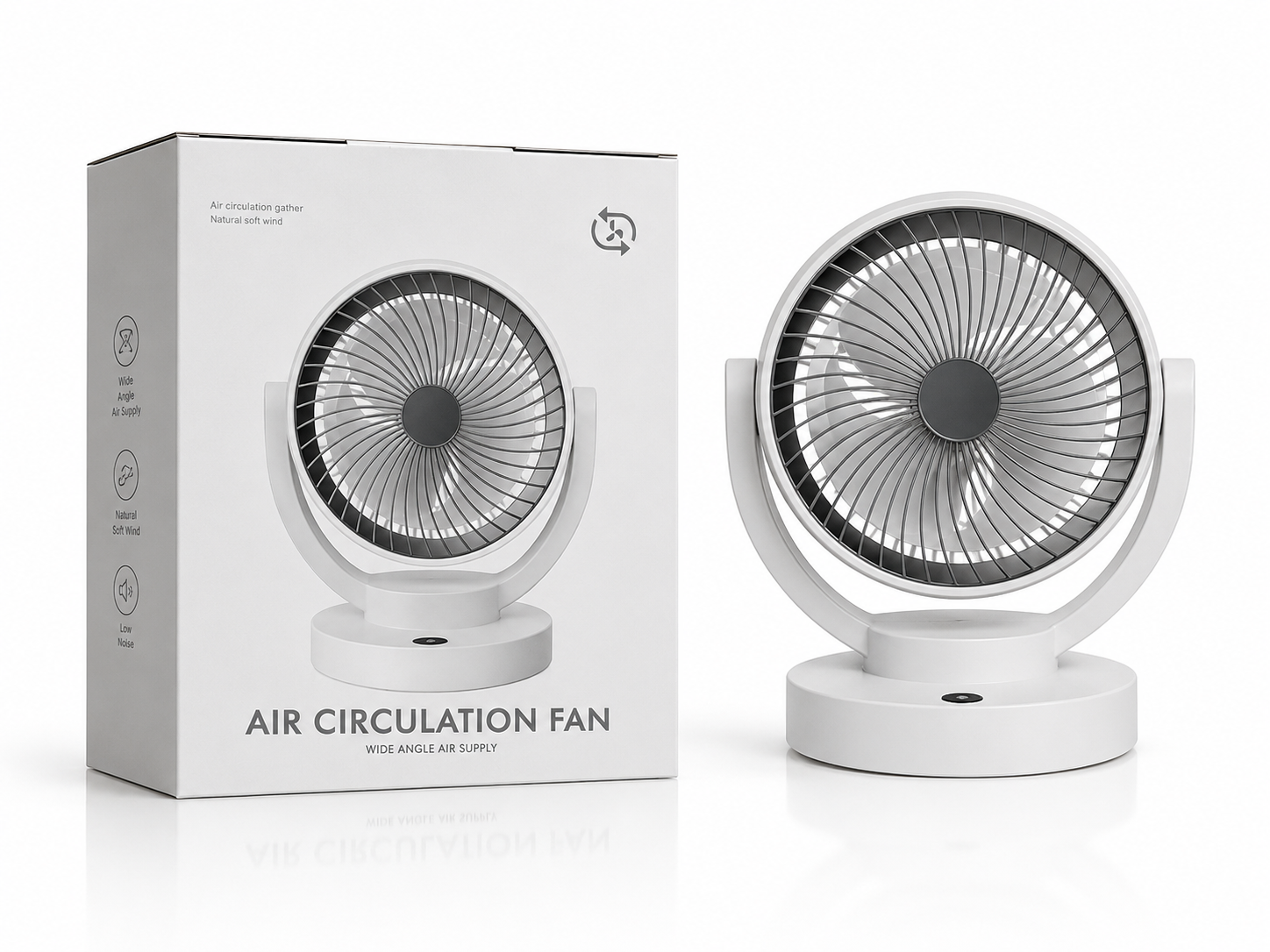 پنکه سیرکولاتور رومیزی تنظیم زاویه مدل Air Circulation Fan