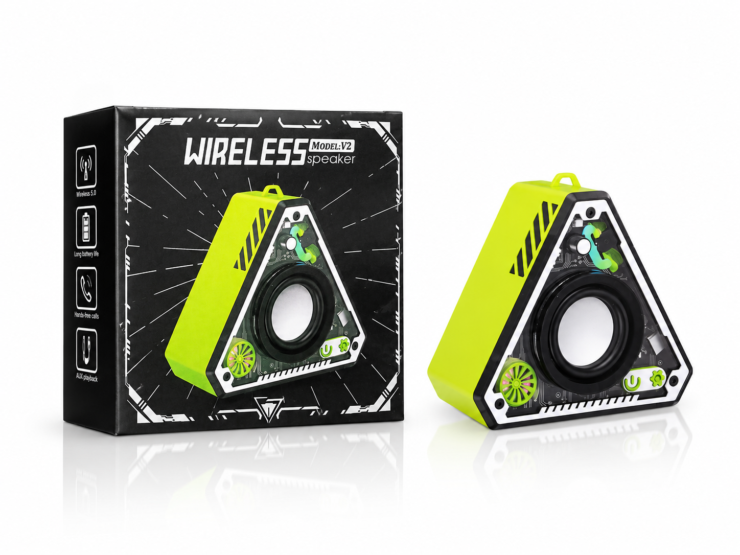 اسپیکر بلوتوثی قابل حمل مدل V2 Wireless Speaker