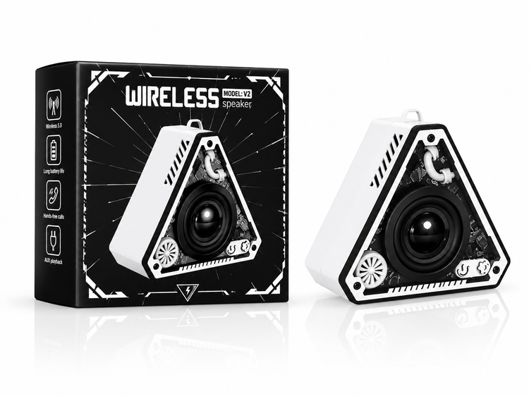 اسپیکر بلوتوثی قابل حمل مدل V2 Wireless Speaker