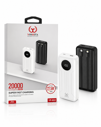 پاوربانک یوشیتا مدل YP-022 ظرفیت 20000 میلیآمپر ساعت
