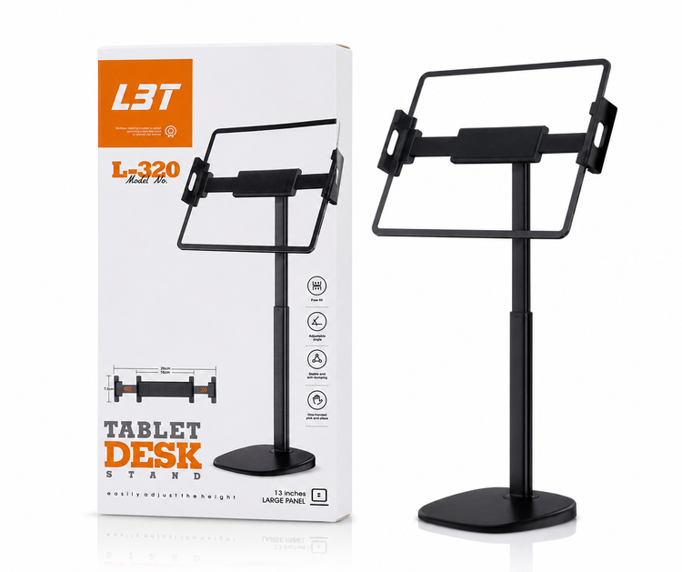 پایه نگهدارنده رومیزی تبلت و موبایل مدل L-320