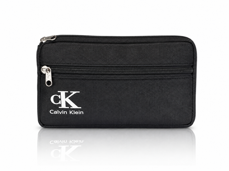 کیف سه زیپ اسپرت مشکی در 6 طرح متنوع CK Calvin Klein، EXO، alo، CAT، VIGNITE و NASA