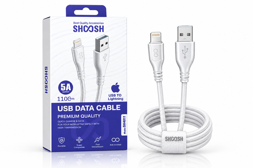 کابل شارژ و انتقال داده لایتنینگ شوش مدل SH401i